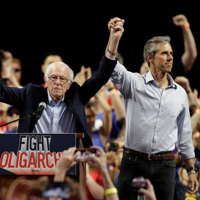 With Bernie in Fort Worth